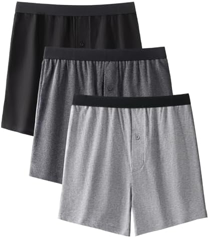 Cinvik Mens Boxer Shorts Multipack Pajamas Male Donut Boxers Short